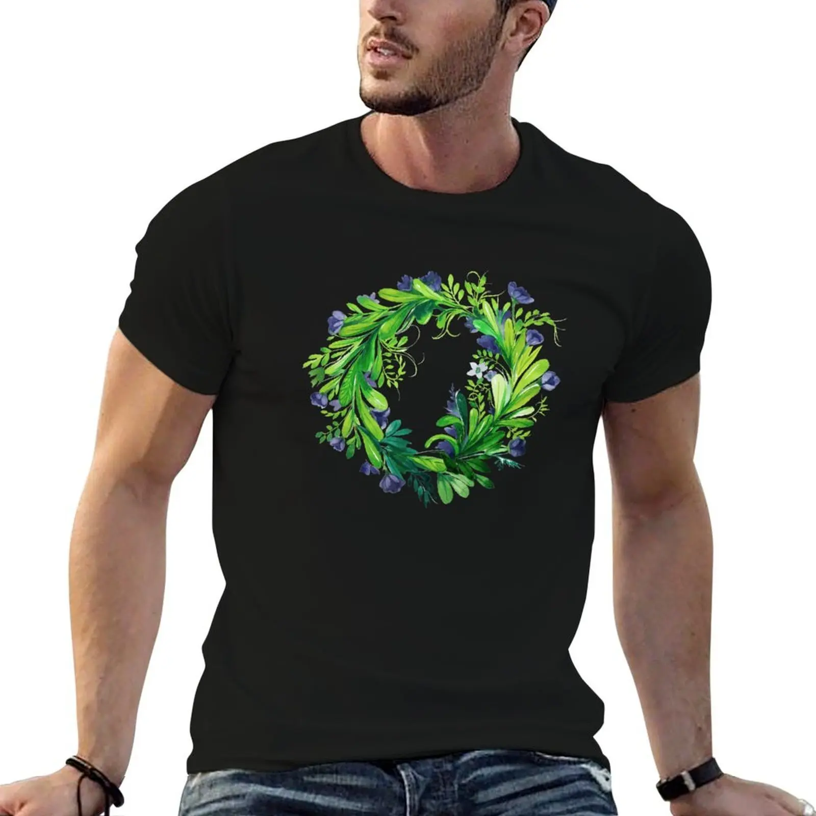 

Summer solstice flower crown T-Shirt man t shirt designer essential t shirt T-Shirt