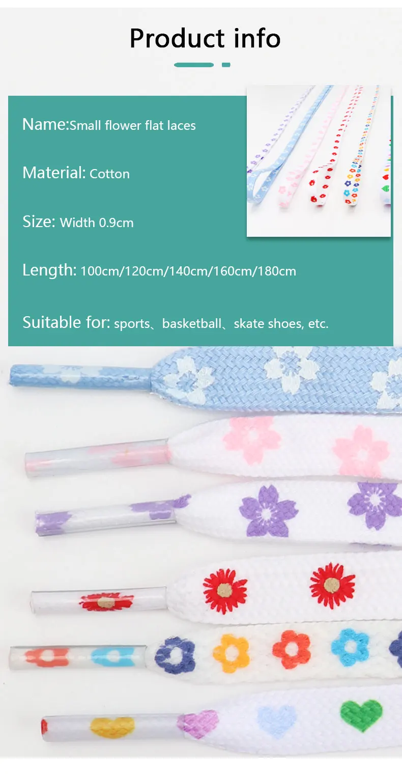 1Pair Sakura Printed Flat Shoelaces, Cute Cherry Blossom Flower Pattern Shoe Laces, Decorative Floral Shoestrings for Sneakers