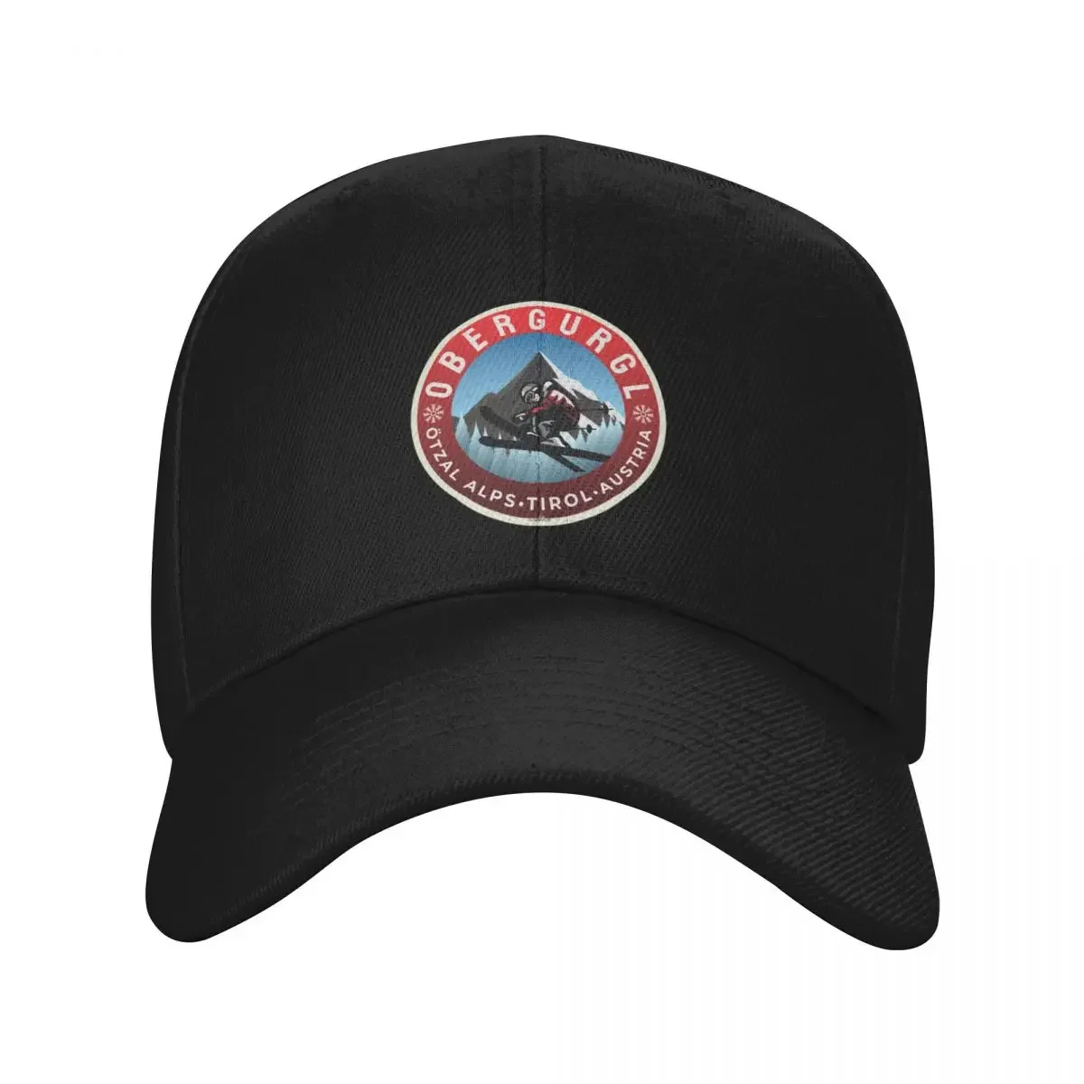 

Obergurgl Ski Austria Skiing Alps Sticker T-Shirt 04 Baseball Cap hiking hat Cosplay Sunscreen Golf Cap Women's Golf Wear Men's