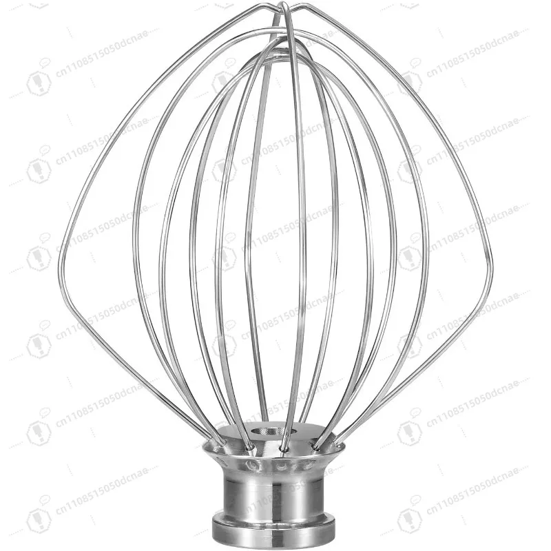 Batidor de 6 cables mejorado de acero inoxidable Real que se adapta al batidor de pie con cabezal inclinable KitchenAid para batidor de crema pesada de huevos, pasteles, mayonesa