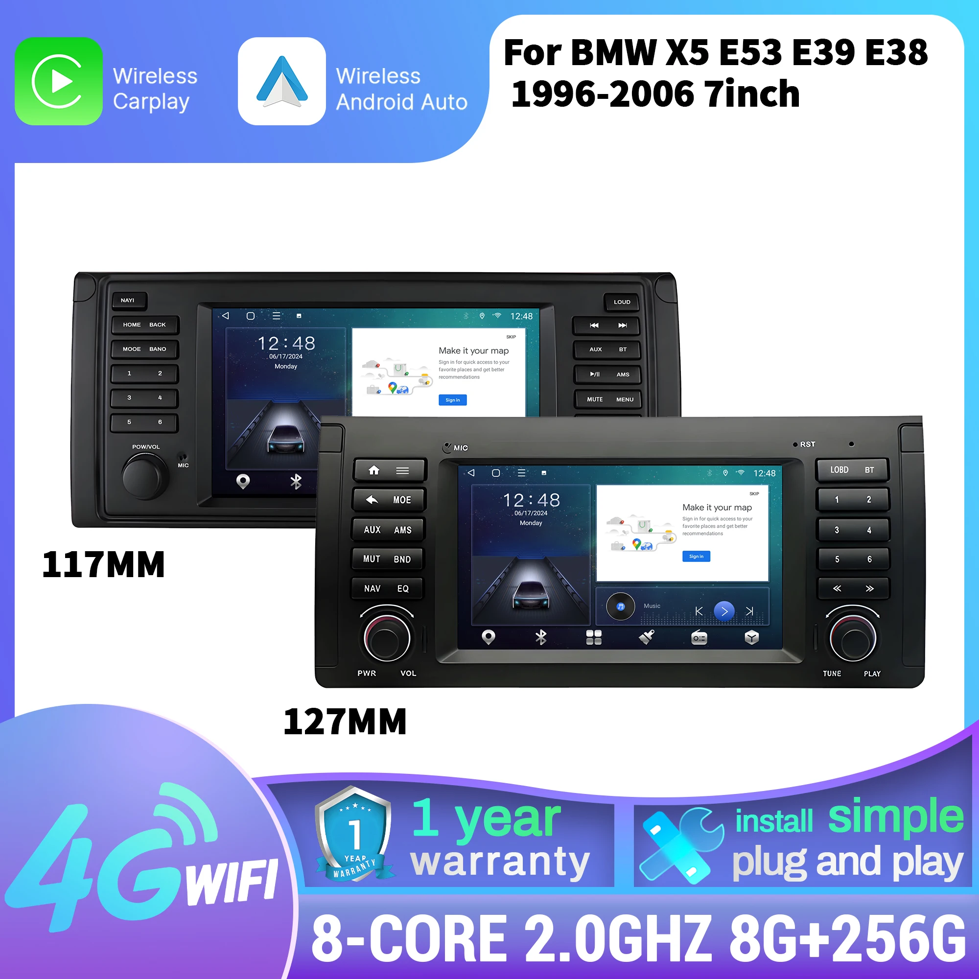 7 Inch Car Radio Fo… - image