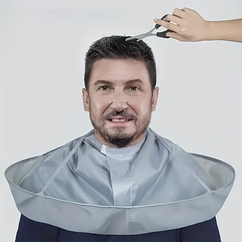 2Pcs Foldable Adult Haircut Cape, Breathable Hair Dyeing Salon Cape, Reusable Hair Cutting Apron for Home Hairdressing Use