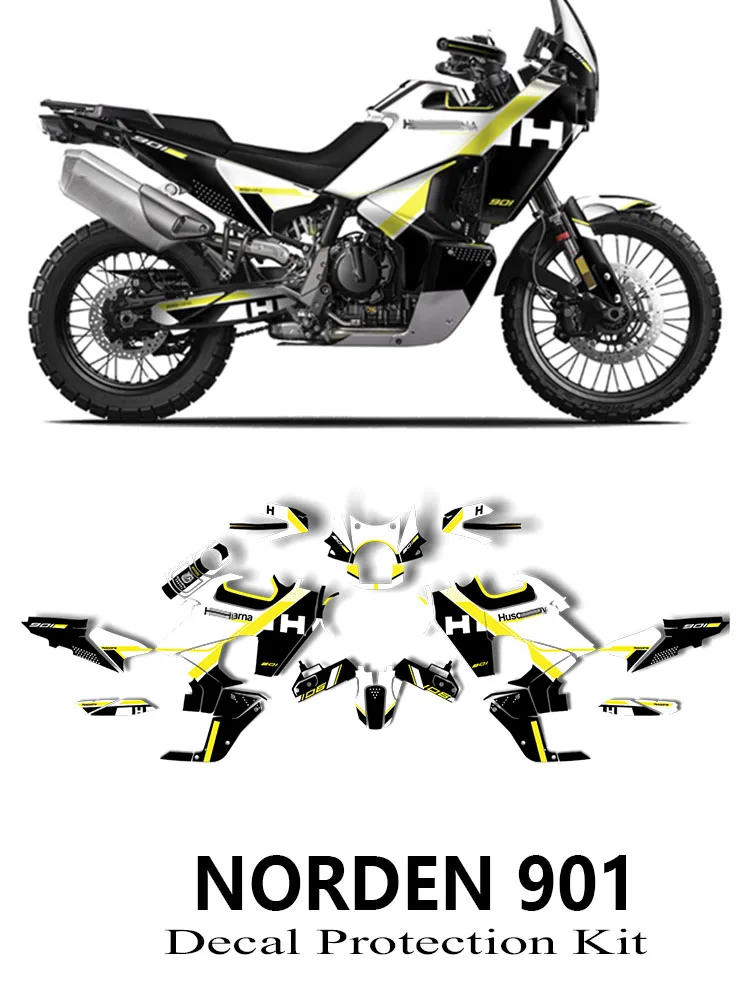 Norden 901 Accessories Motorcycle Sticker Scratch Resistant Decal Protection Accessories Fuel Tank Mat For Norden 901 Norden901