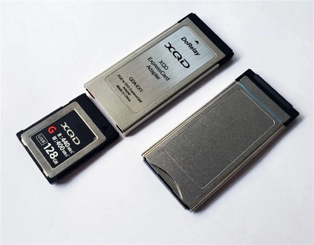 محول بطاقة XQD أصلي من XQD إلى SXS قارئ بطاقة مهايئ لكاميرات سوني Z280 EX280 X280 4K