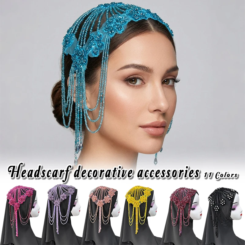 luxurious-crystal-flower-tassel-with-tulle-base-accessories-for-stage-performances-headdress-diy-sewing-parts-without-headscarf