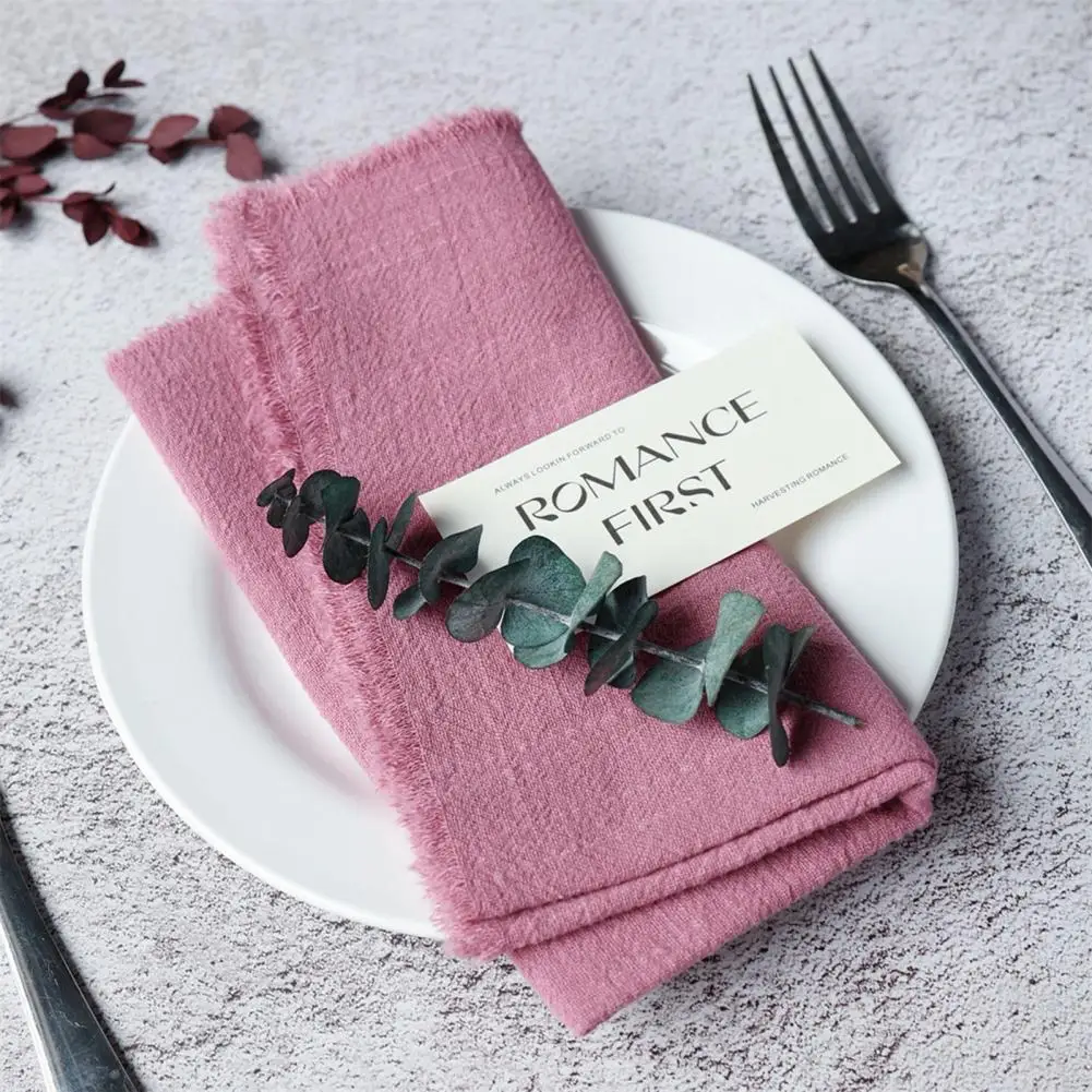 Elegant Dining Accessories Elegant Nordic Style Wedding Party Table Runner for Prom Banquet Decorations Ripped Edge for Formal