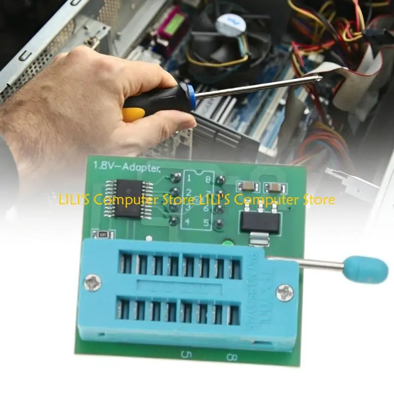 A52B 1 ชุด CH341A USB Programmer แพ็คเกจสำหรับ EEPROM BIOS ด้วยการทดสอบอะแดปเตอร์ 1.8V SOIC8