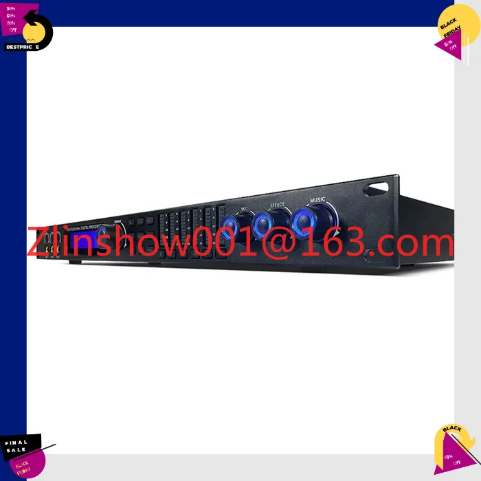 Pre-effect metal Dj Controller Professional Effector KTV Stage Performance Audio Karaoke Processor