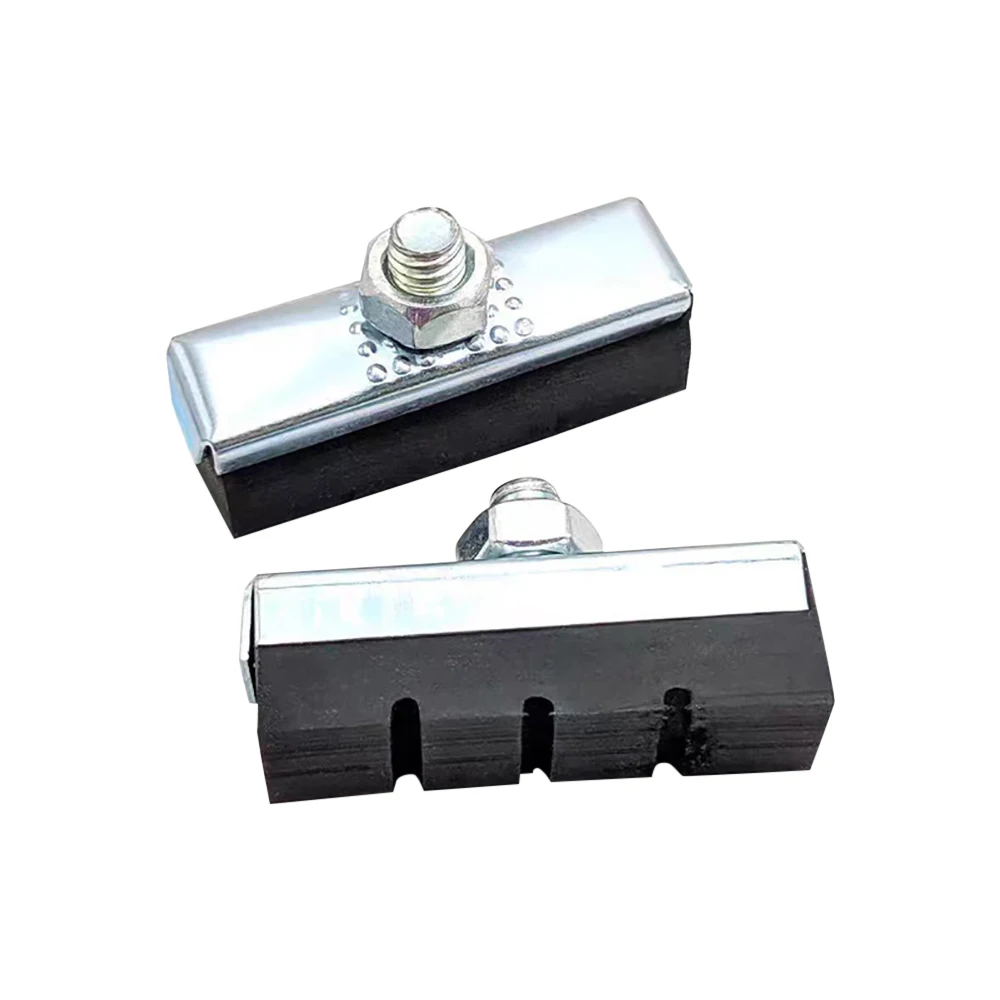 2Pcs Vintage Bike Brake Blocks For Classic Bike Cycle Bicycle Cycling Caliper V-Brake Pads Braking Shoes Holder Hot