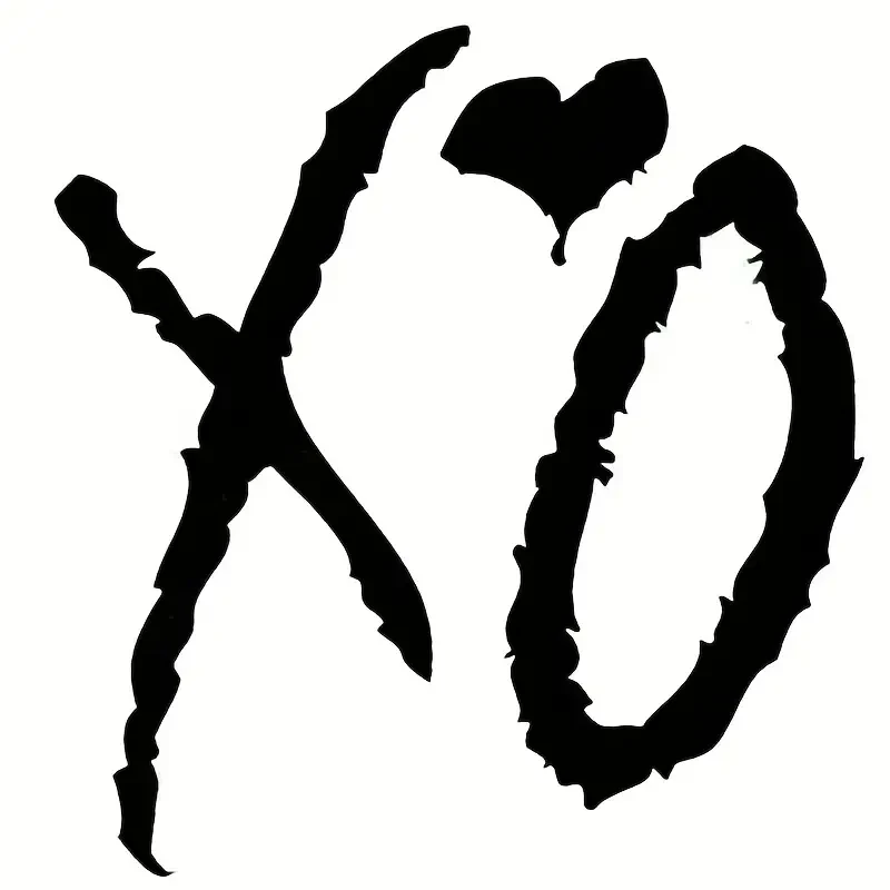 1 pc nice car Stickers, Car Phone Laptop Logo About XO Weekend Cuddle And Kiss Style Vinyl Car Sticker Decal Wholesale