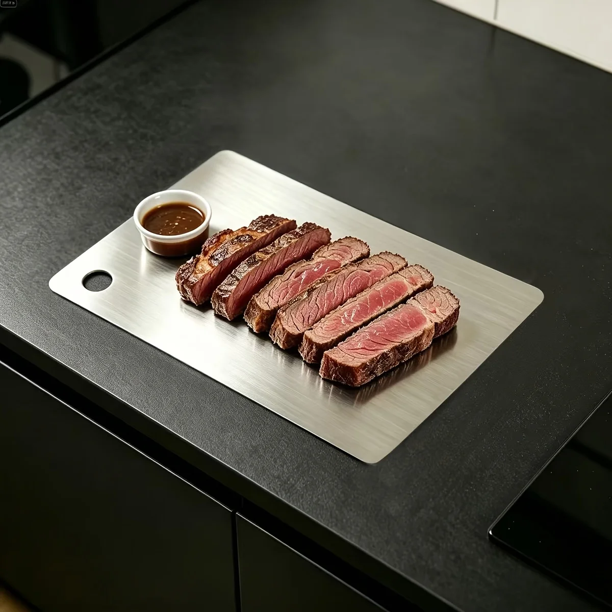 304 Stainless Steel Cutting Board Thickened ouble-sided Cutting Board Moisture-proof Extra Large Mold-resistant for Home Kitchen view 4