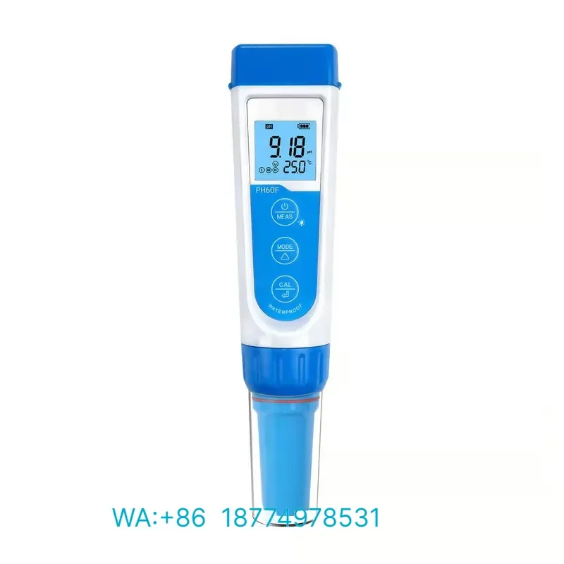 for NADE 2.00 to 16.00 pH PH5F Laboratory Water Quality Analysis Pen Digital Pocket pH Tester Kit for Flat Surface pH