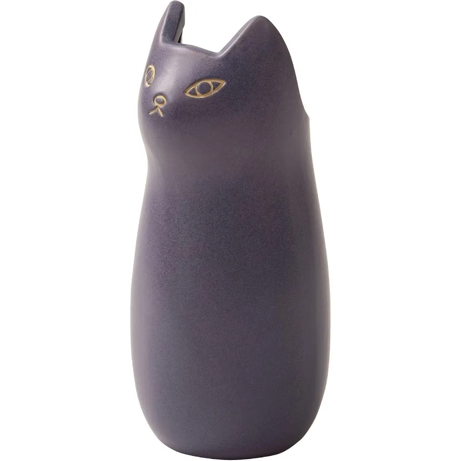 

Керамическая подставка для зонта в скандинавском стиле с изображением кота в необычном дизайне фиолетового оттенка идеально подходит для прихожей или прихожей, сочетания mi