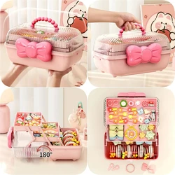 Multi-layer Hairpin Storage Box Cute Girls Jewellery Box Children's Hair Accessories Storage Box Toy Storage Box Jewelry Storage