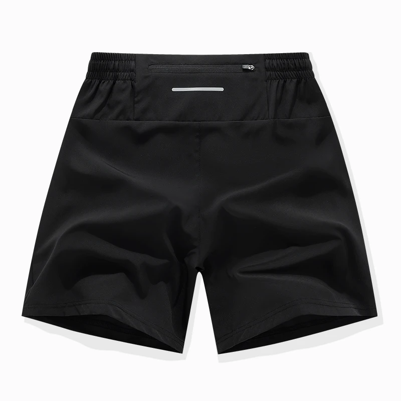 

Men Quick Dry Shorts Men Zipper Pocket Design Loose Sports Pants Men Casual Ice Silk Beach Shorts Fitness Running Workout Shorts