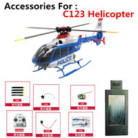 C123 Helicopter Original Accessories 11.1V 400mAh Battery/ Propeller Blade/ main board / For C123 Helicopter C123 part