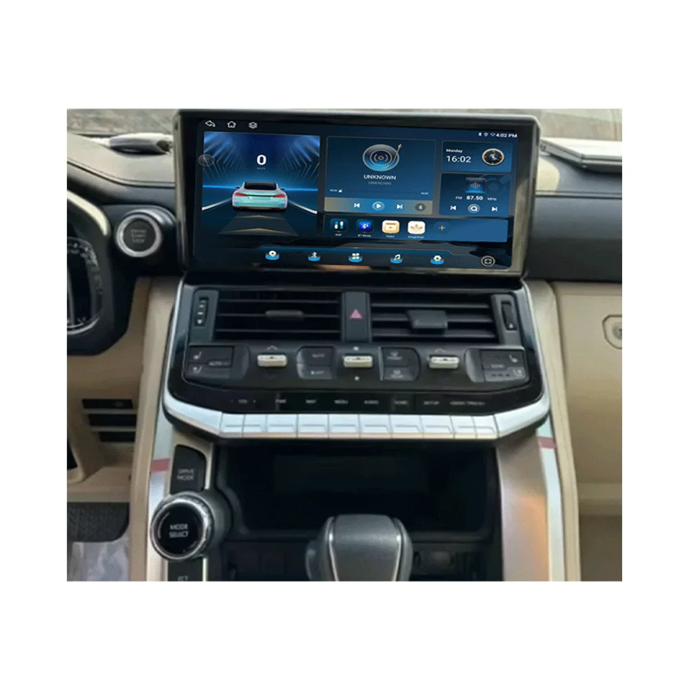 For Toyota Land Cruiser LC300 2021 2022 12.3inch QLED Screen Multimedia Video Player CarPlay Car Radio Android Autoradio 256GB