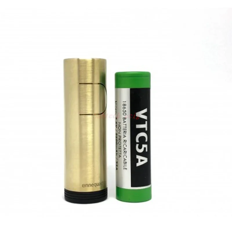 Vape Pen IMO Mechanical Ecig Mod 22mm fit Single 18350 18650 Battery by Ennequadro Mod In My Opinion Mini Style Brass Material