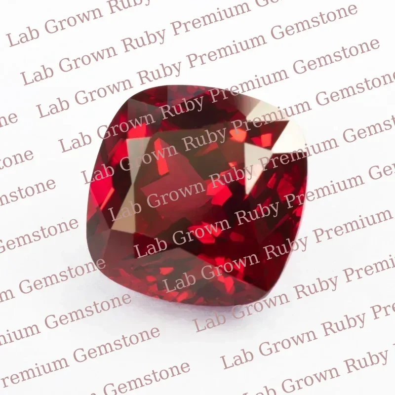 

Wholesale Pigeon Blood Cushion Cut Lab Grown Ruby Beads Ideal For Various Fashion Jewelry Production Accessories