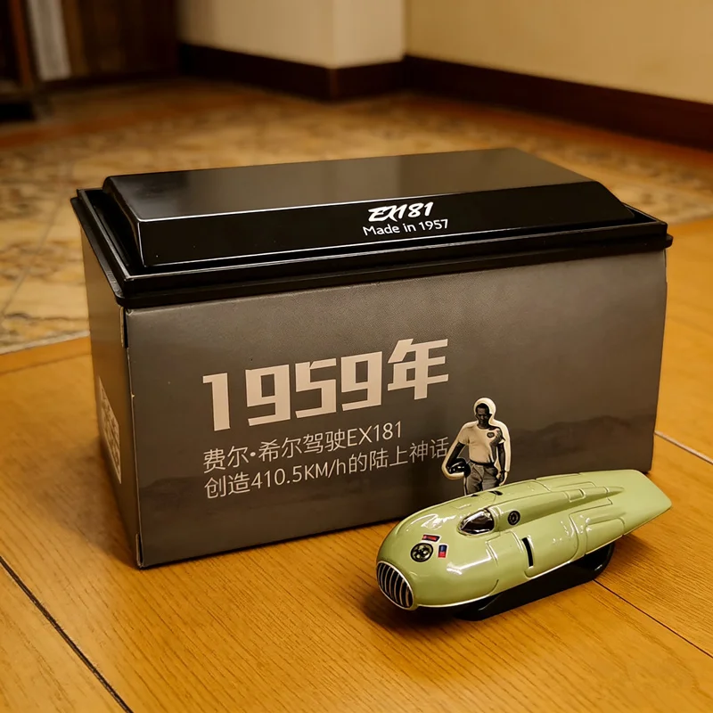 

1:72 MG EX181 1957 Alloy Classic Sports Car Model Diecast Metal Retro Old Vehicle Car Model Miniature Scale Collection Kids Gift