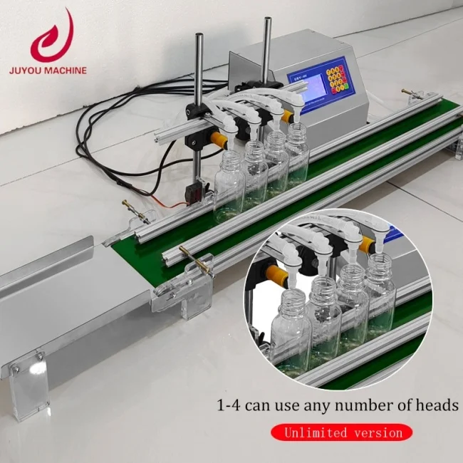 JUYOU Best-selling Efficient And Accurate Filling Machine For Honey Sesame Paste Various Oils Glues And Other Viscous Liquids