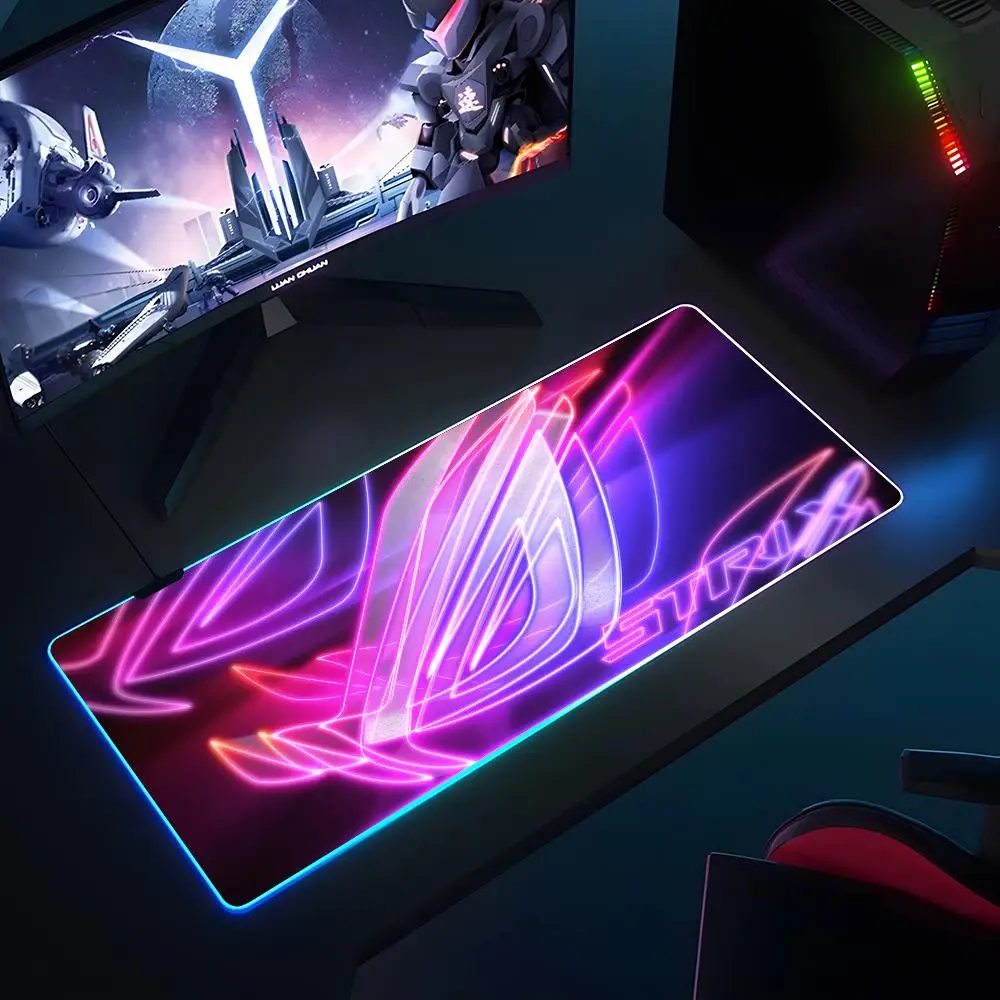 ASUS ROG Mouse Pad RGB Luminous 700X400mm Large Table Pad Encrypted Anti Skid Super Large Mouse Pad