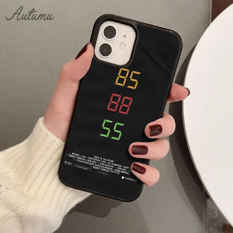 Back to the Future Flux Capacitor Phone Case for iPhone 15 16 SE2020 11 12 13 14 Pro Max mini 6 7 8 Plus Cover coque Fundas