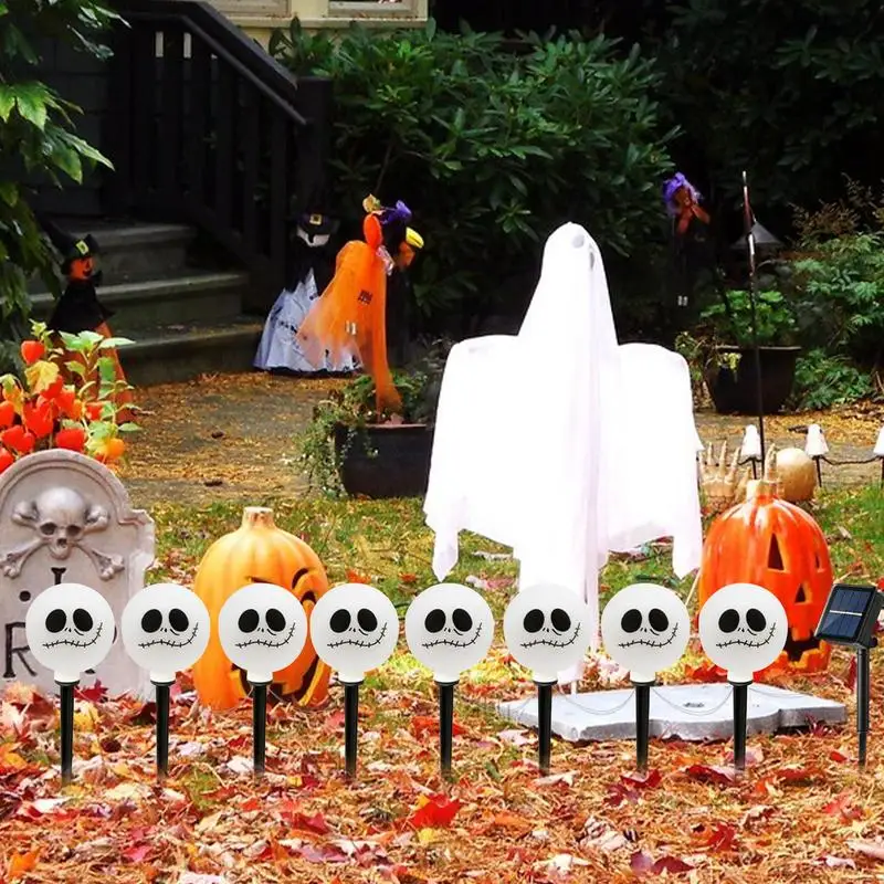 

Halloween Path Lights Waterproof Ghost Pathway Lights Halloween Solar Lights Halloween Pathway Lights Halloween Yard Stakes