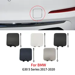 For BMW G30 Car Rear Bumper Tow Hook Cover Cap Black White Silver For BMW 5 Series 2017-2020 520 523 525 530 535i 51127475589