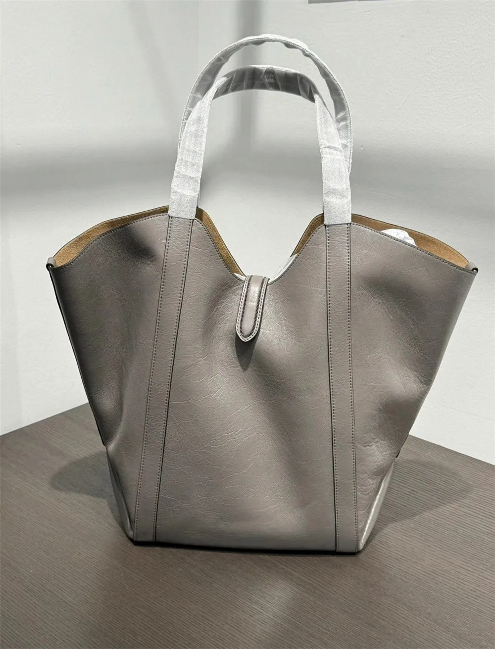 ハンドバッグ,大容量牛革ハンドバッグ,多用途,カジュアル,51x40x15