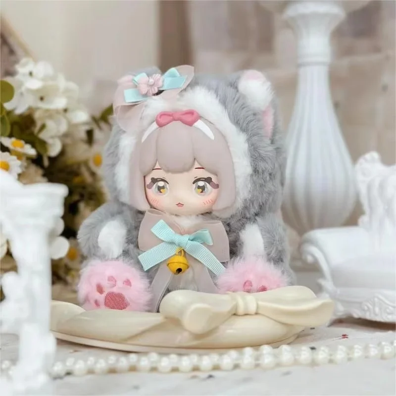 Ninizee seri Puisi taman kotak buta mainan kejutan Ninizee Model patung boneka lucu ornamen dekorasi Desktop hadiah ulang tahun misteri