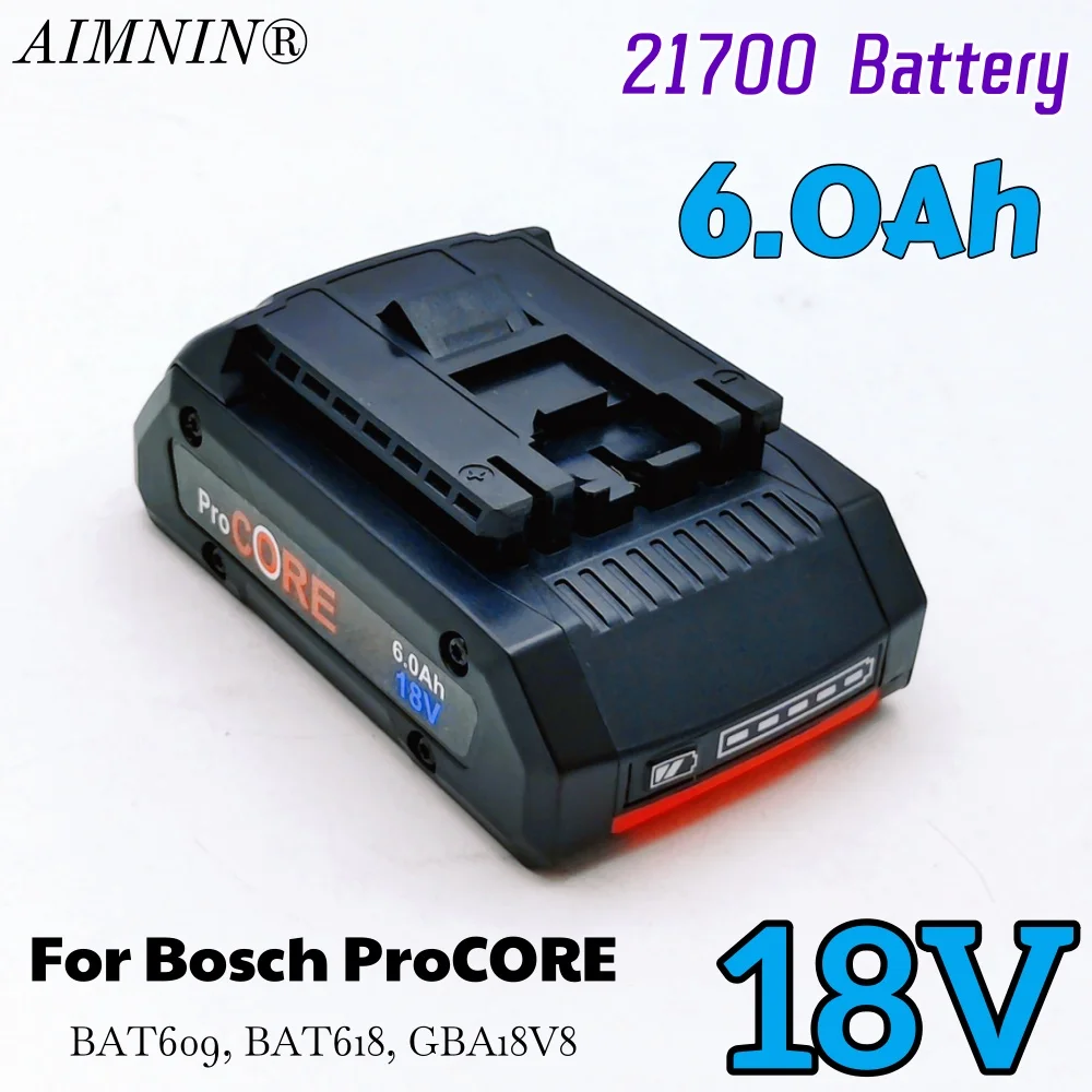 

18 В 6,0 Ач 21700 литий-ионный аккумулятор GBA18V8 для аккумуляторной дрели Bosch 18 В макс.