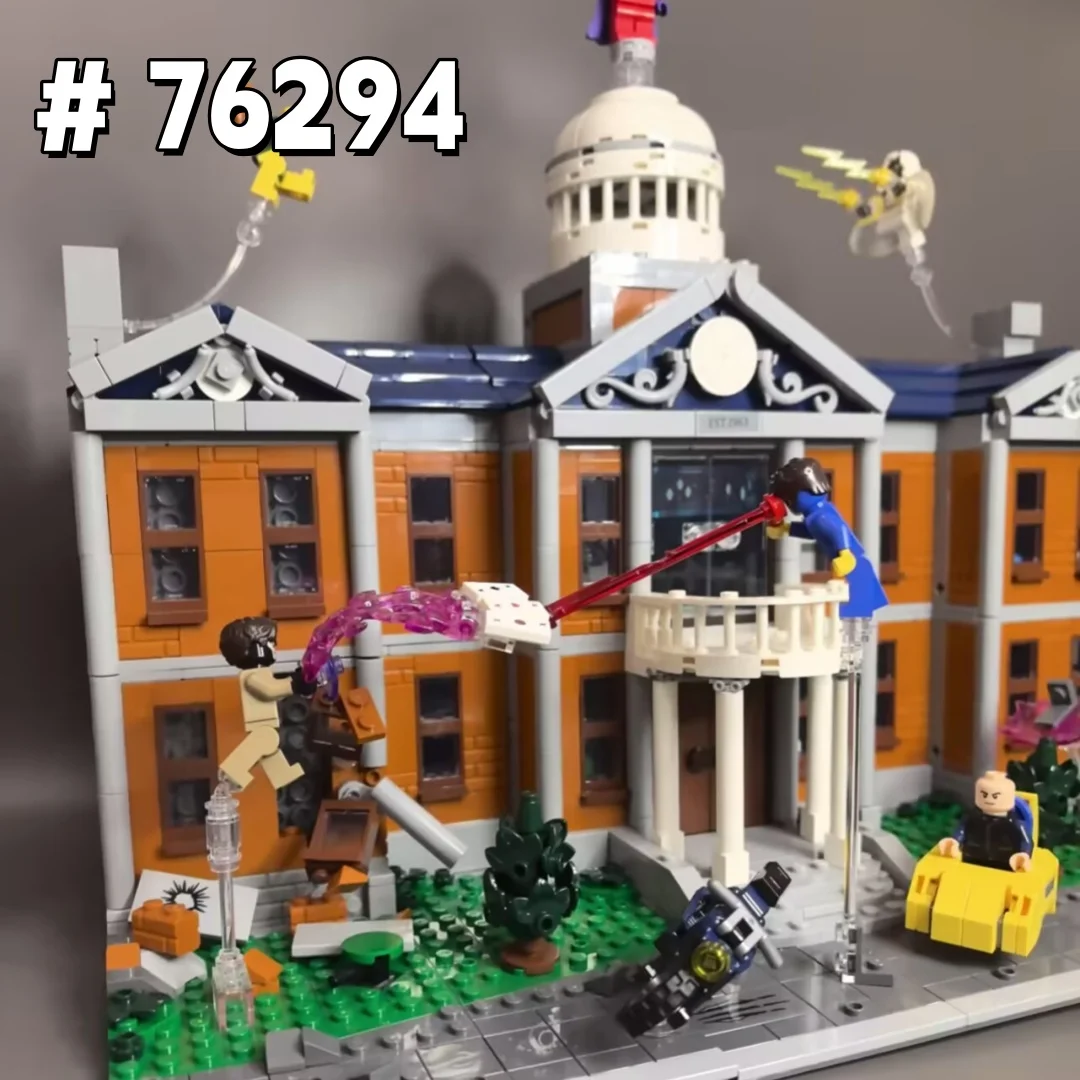 Nouveau 2026 MOC 3093 pièces Star Item Blocs de construction de base de l'Académie Mutante, Ornement de rénovation au style distinctif