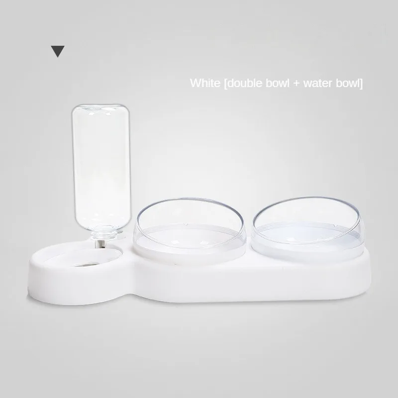 Snail Bowl Feeder 3-in-1 Drinking Environmental Protection Food Grade Safe Material Water Food Bowl Luxury Pet Three Bowl