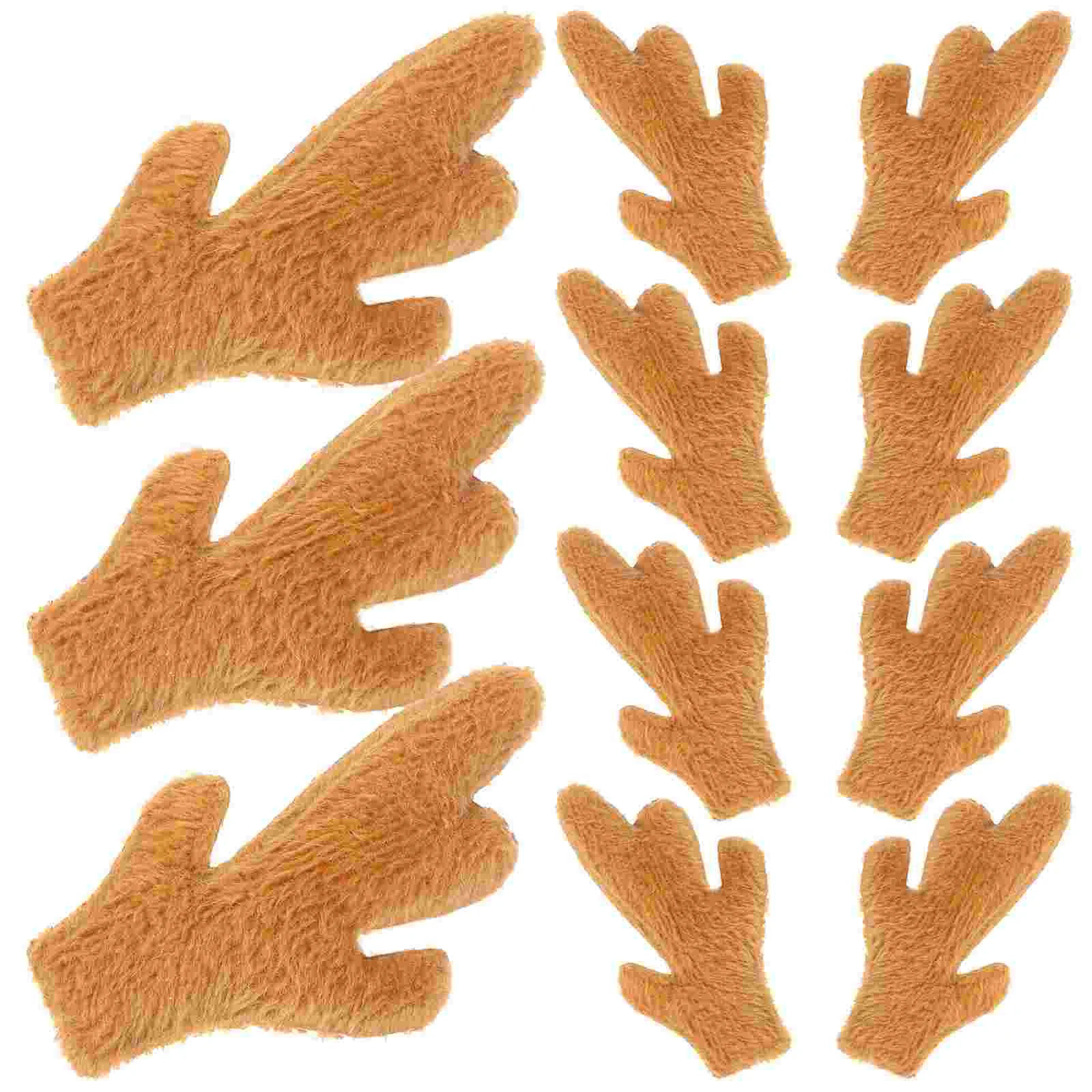 25 Pcs Plush Three-dimensional Dragon Horn for Headband Making Headdress DIY Hairband