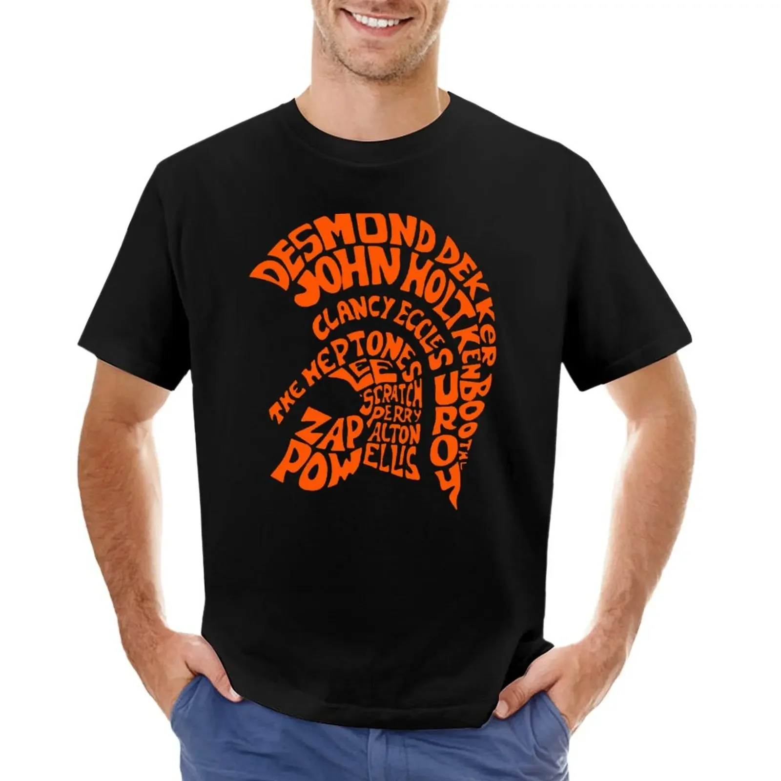 Trojan Records Design T-shirt quick drying aesthetic clothes t shirt men