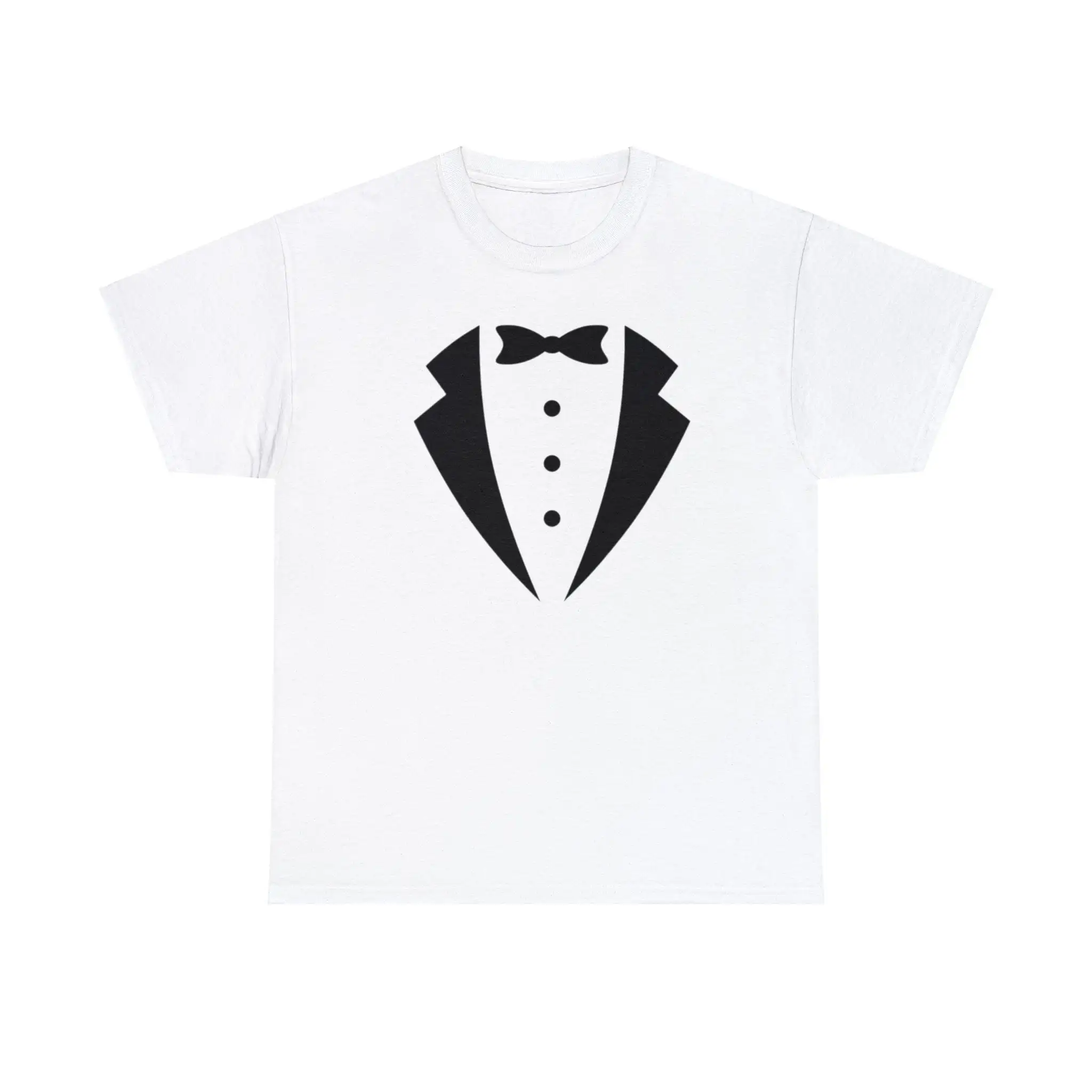 Courthouse Groom Tux Heavy Cotton T Shirt