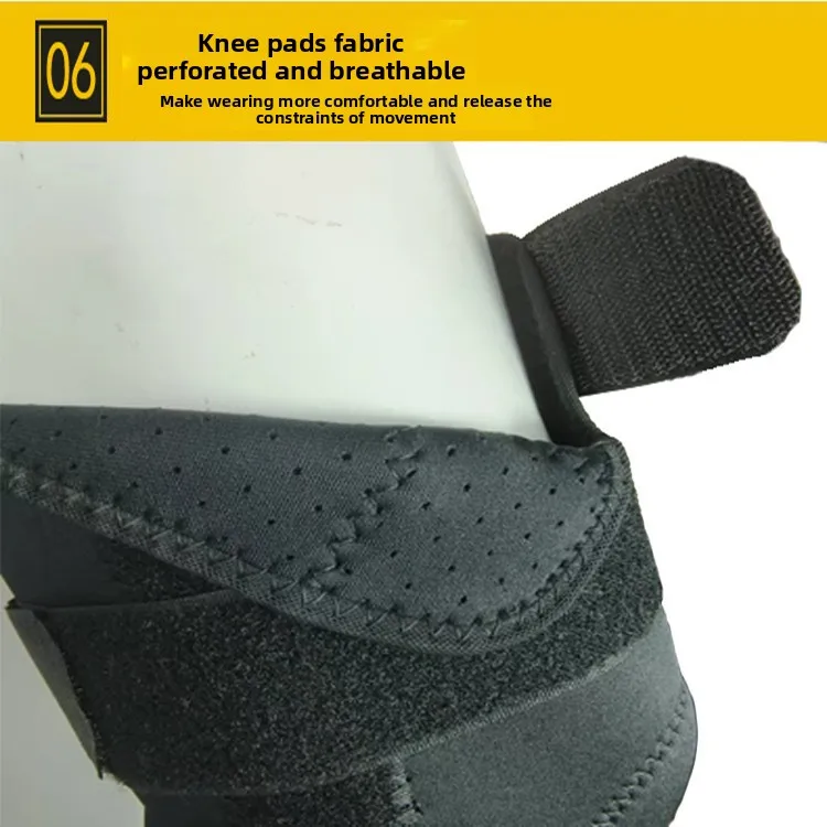 2025 Knee Brace with Aluminum Support, Neoprene Sports Strap for Gym & Diving, Magic Tape Fastener