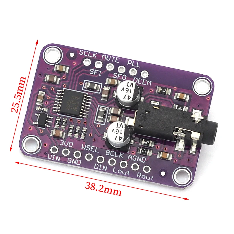 DAC Module CJMCU-1334 UDA1334A I2S DAC Audio Stereo Decoder Module Board For Arduino 3.3V - 5V