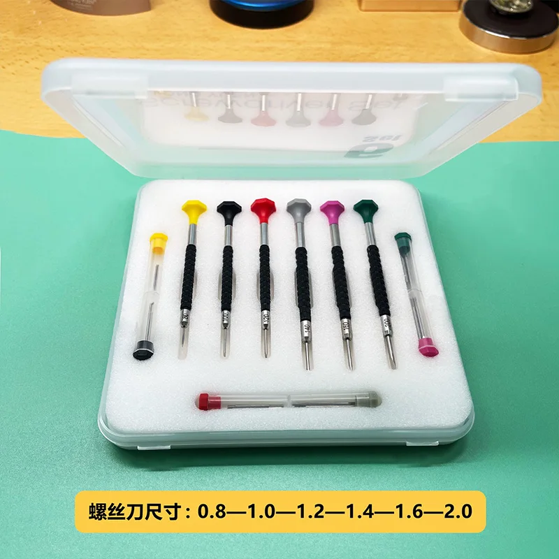 Kwong Yuen Uhrenreparatur-Werkzeugset - Präzisionsschraubendreher zum Entfernen von Uhrenarmbändern, Essentielles Uhrmacher-Kit