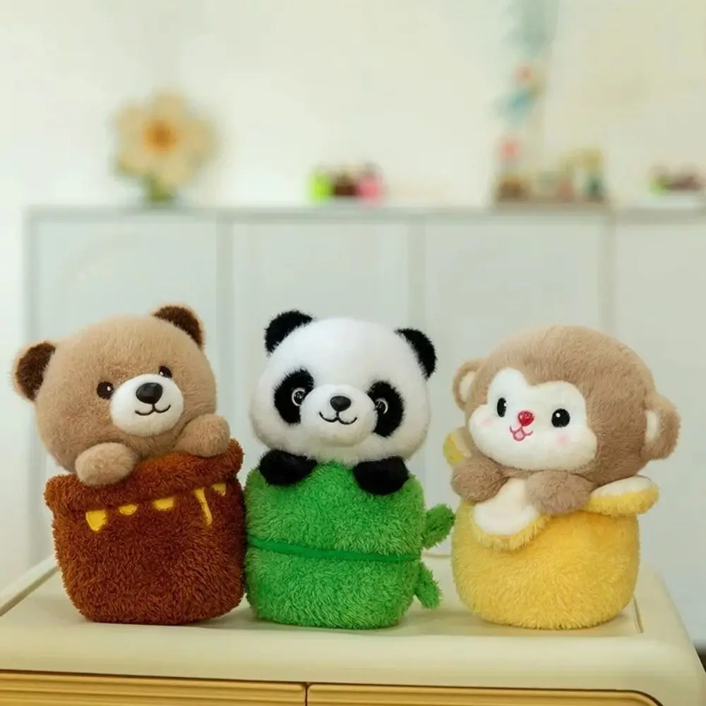 

Comfort Plush Toys Bear Egg Shell Plush Doll Pet Soft Table Plush Doll Bee Cute Animal Plush Toy Boys Girls