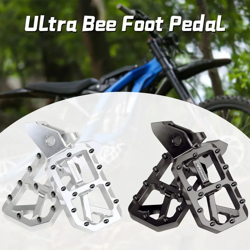 Motorcycle Foot Pedal for SURRON Pegs Ultra Bee New Customized Modified Pedals FootPegs for SurRon Ebikes Motorcycle Accessories