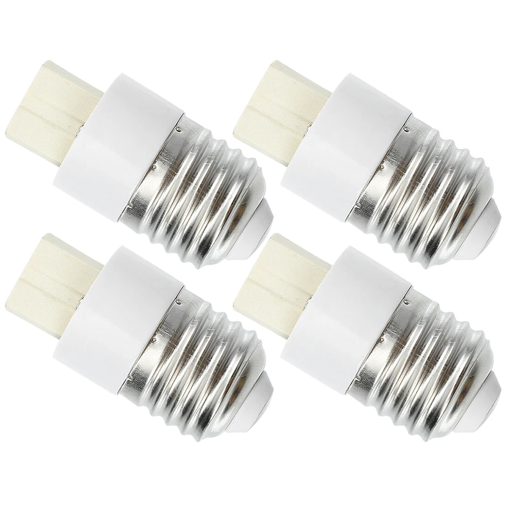 

4pcs E27 To G9 Lamp Bulb Adapter Socket Converter For Ceiling Pendant Light Holder Pc Material High Temperature Resistant Lamp
