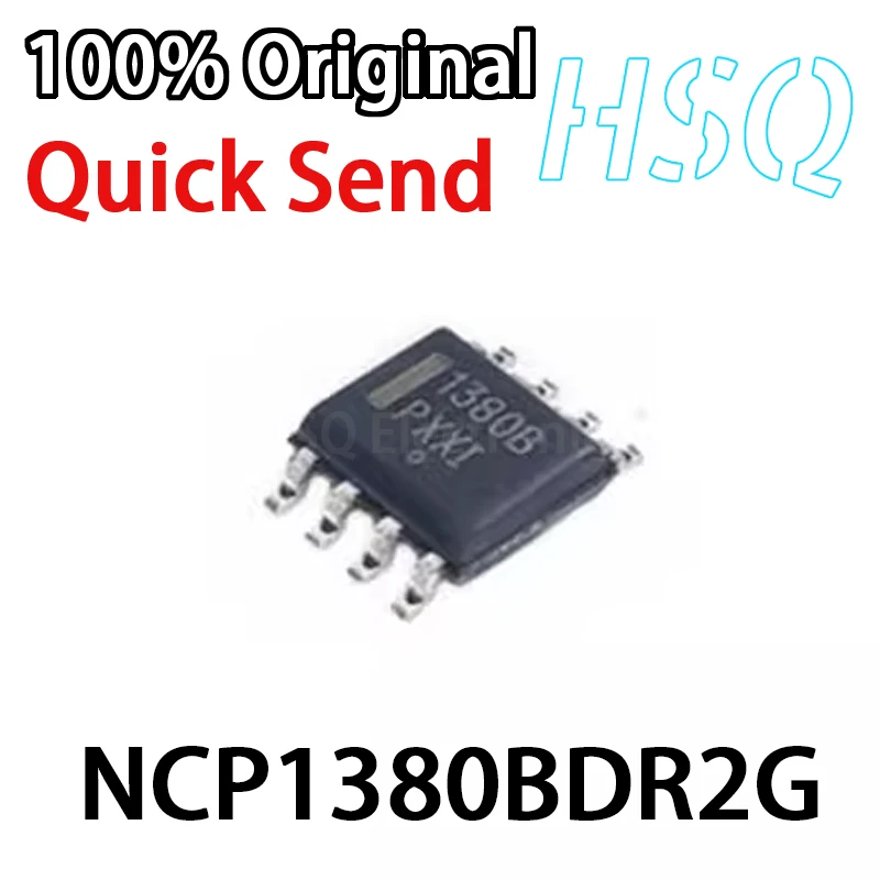 1PCS NCP1380BDR2G Screen Printed 1380B Packaging SOIC8 Switch Controller IC Power Chip