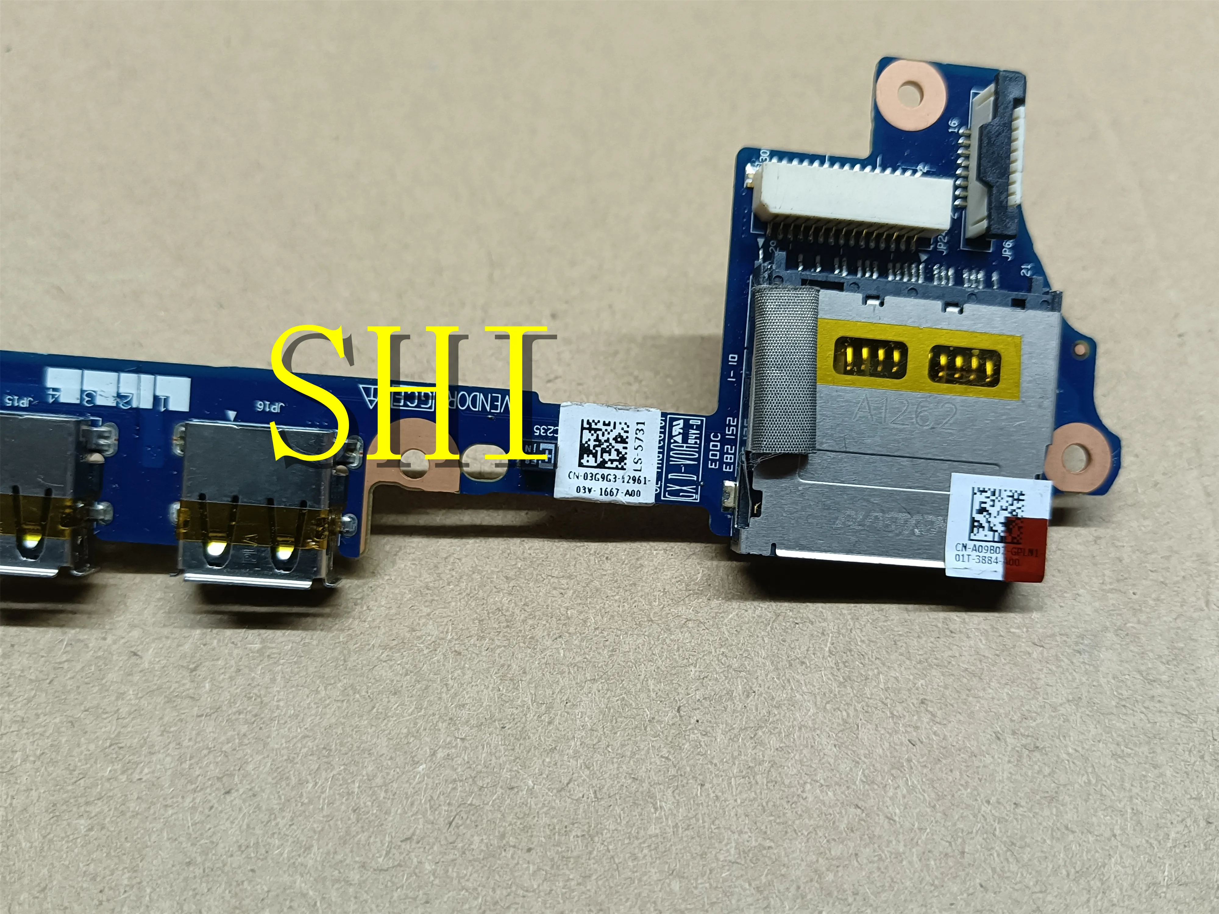 LS-5731P para Dell Inspiron Mini 10 1012 VGA USB Board LS-5731 03G9G3