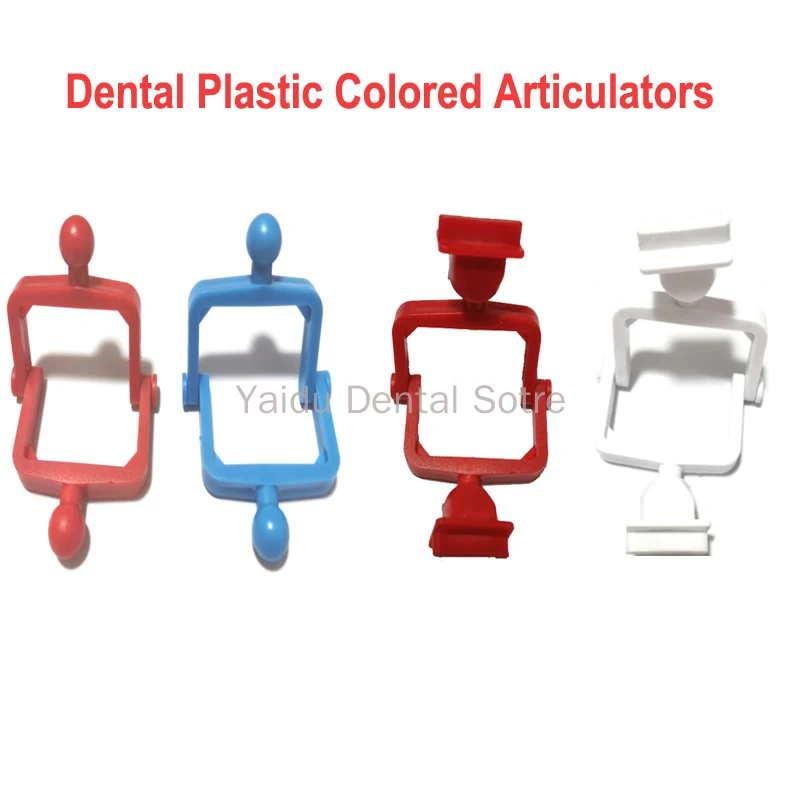 100PCS Dental  Colored Articulator Dentist Lab  Dental Plaster Model Work Orthodontics Dental Consumables