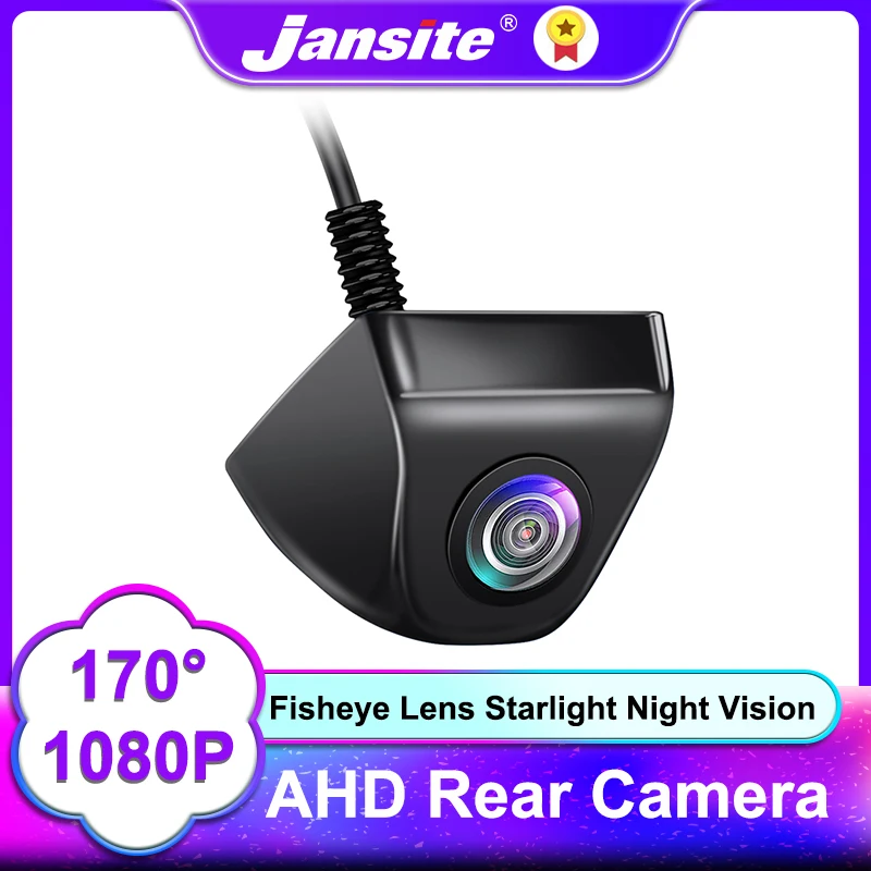 

Jansite 170° AHD 1920x1080P Car Camera Degree Fish Eye Starlight Night Vision Vehicle Rear View Universal Vehicle Rear Camera