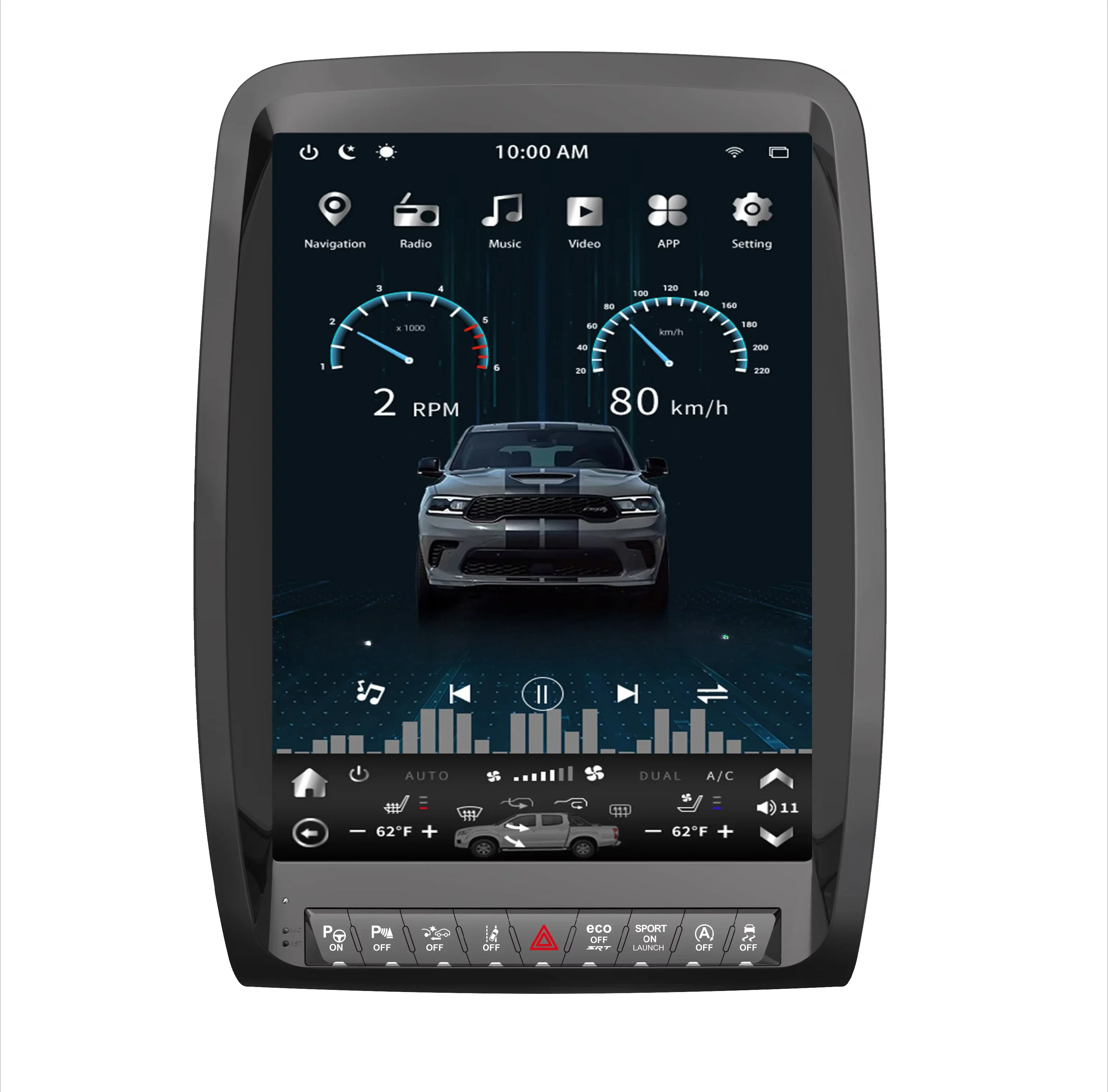 13.3 Inch Autoradio Multimedia Car Video for Dodge Durango 2012 - 2019 Wireless CarPlay WIFI 4G