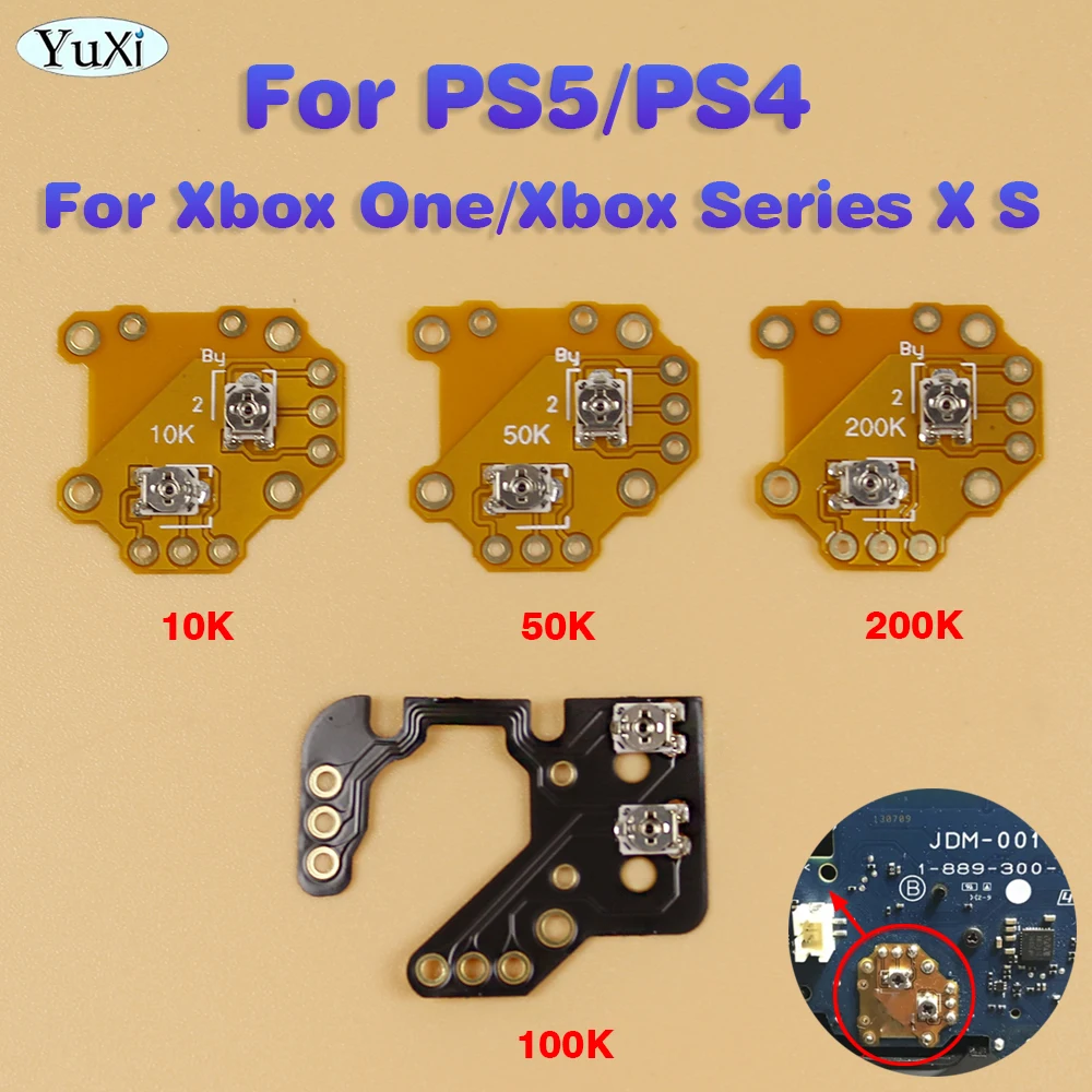 

1 piece 3D Analog Stick Drift Fix Model For PS5 PS4 Gamepad Control Universal Model For Xbox One/Xbox Series X S Repair Part