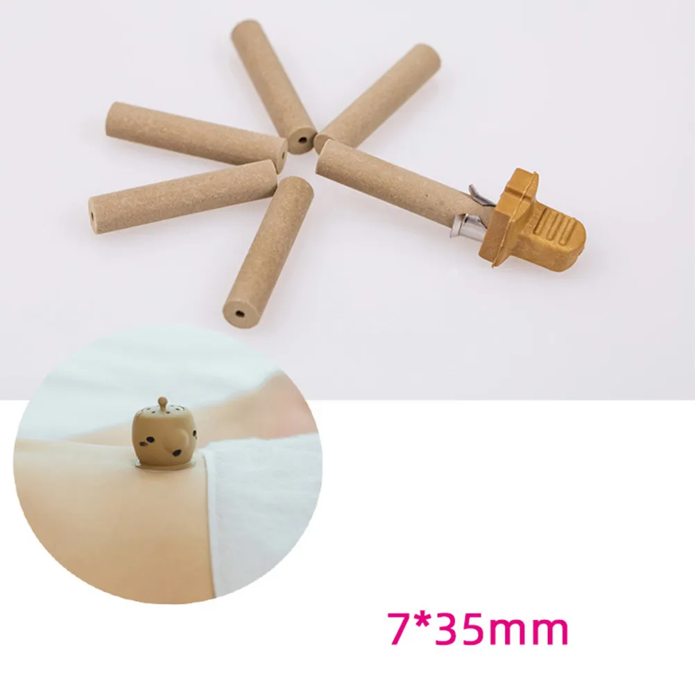 3Set Acupuncture Point Moxa Tool Moxibustion Box for Healthy Arthritis Relief Closed Reflux Design 100 Moxa